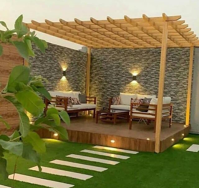 افضل برجولات خشب بالطائف برجولات حدائق بالطائف
